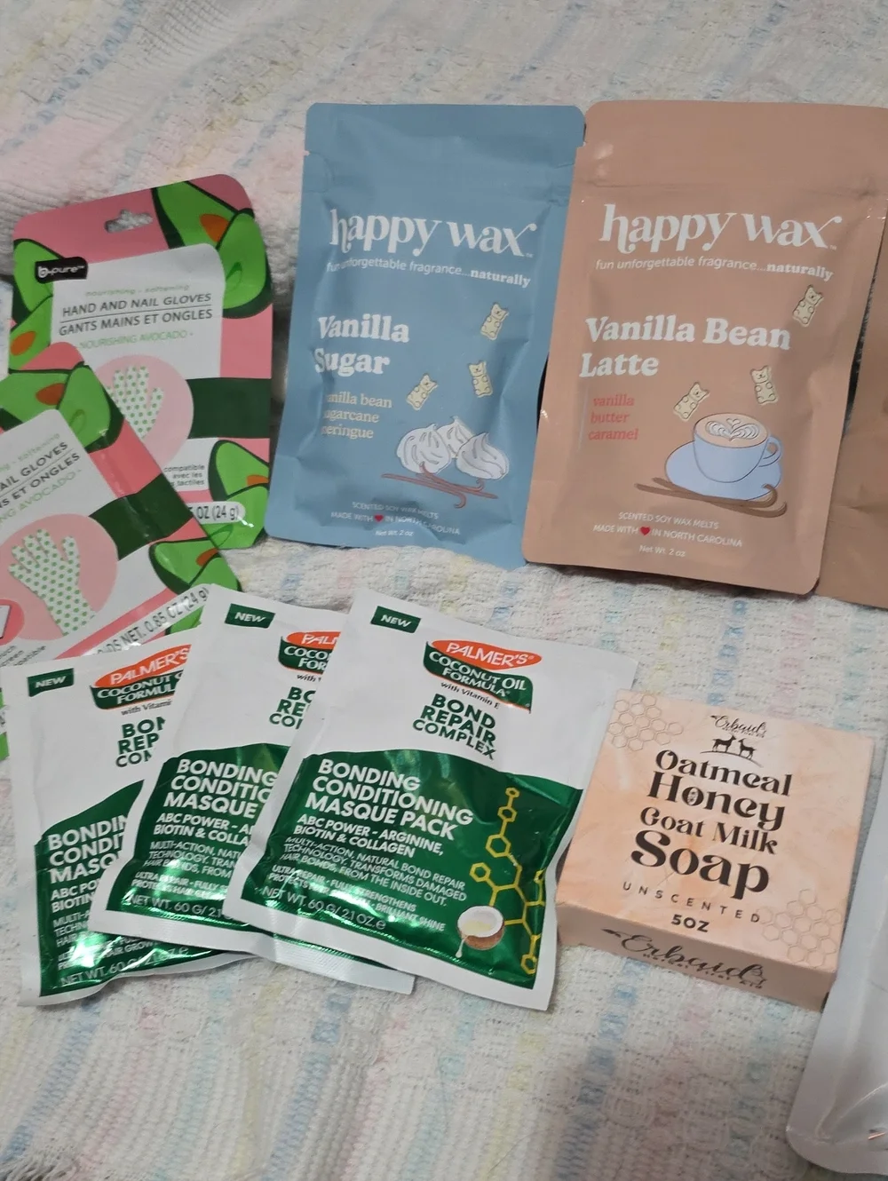 Beauty Spa Day Package! Hand, Foot, Eye Masks, Hair, Soap, Face, Nail, Wax Melts